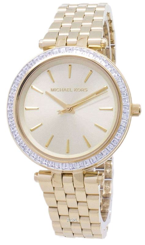 michael kors mini darci gold tone watch|Michael Kors Women's Mini Darci Gold.